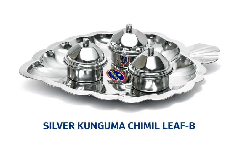 SILVER KUNGUMA CHIMIL LEAF-S